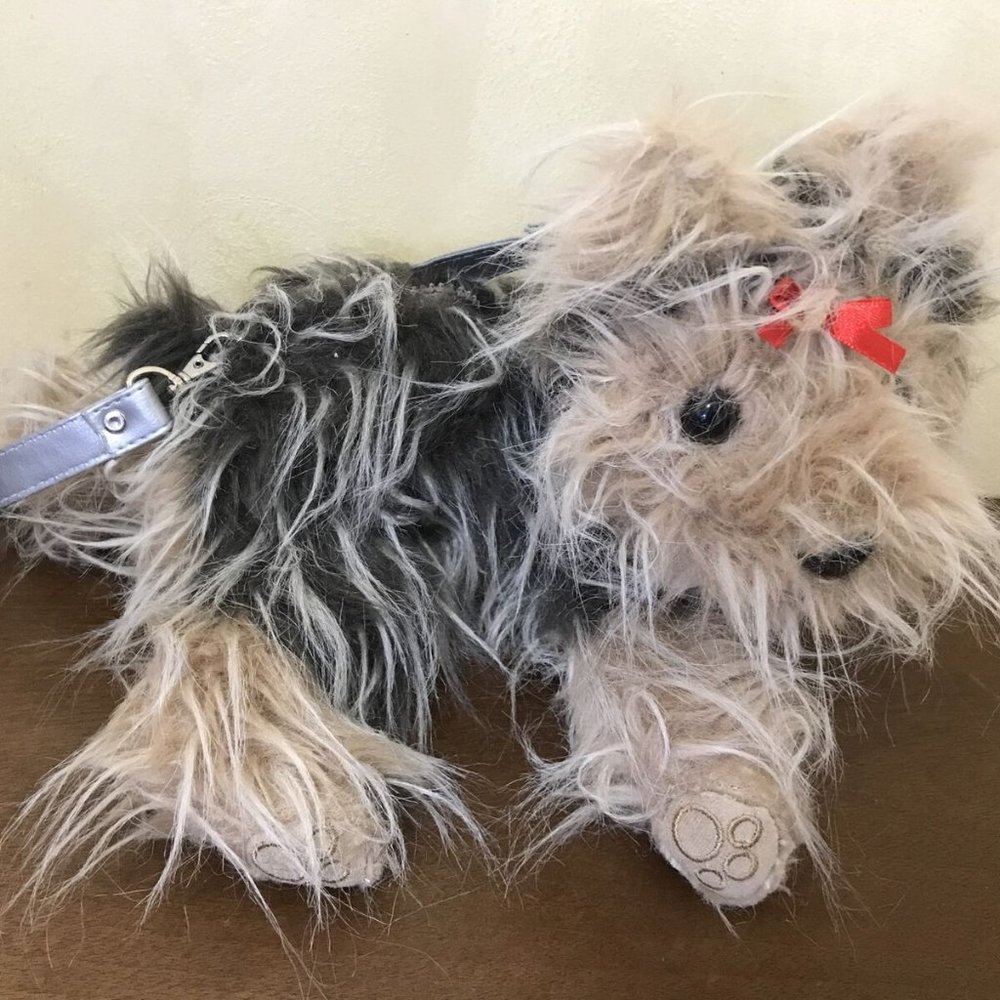 Puppy at Heart Yorkie Bow Purse Flower Collar Puppy at Heart Bag NEEDS REPAIRED